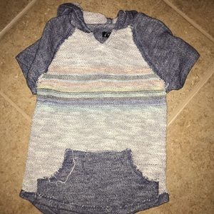 Boys short sleeve with hood